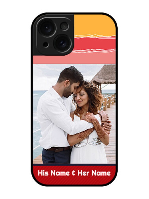 Custom iPhone 15 Custom Metal Phone CaseColorful Case Design