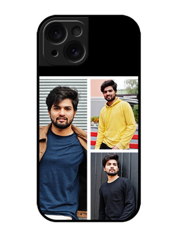 Custom iPhone 15 Custom Metal Phone CaseUpload Multiple Picture Design