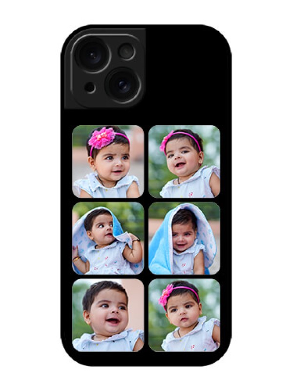Custom iPhone 15 Custom Metal Phone CaseMultiple Pictures Design