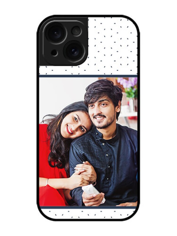 Custom iPhone 15 Custom Metal Phone CasePremium Dot Design