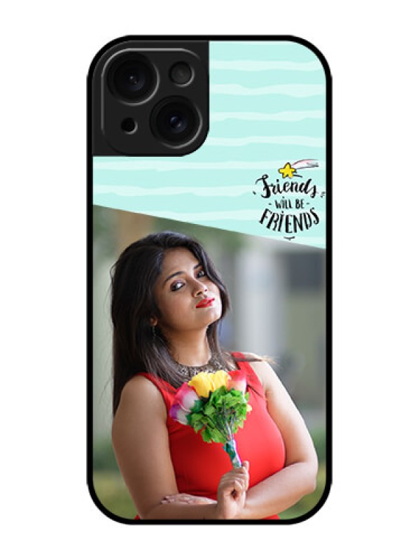 Custom iPhone 15 Custom Metal Phone CaseFriends Picture Icon Design