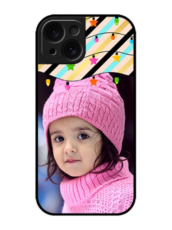 Custom iPhone 15 Custom Metal Phone CaseLights Hanging Design