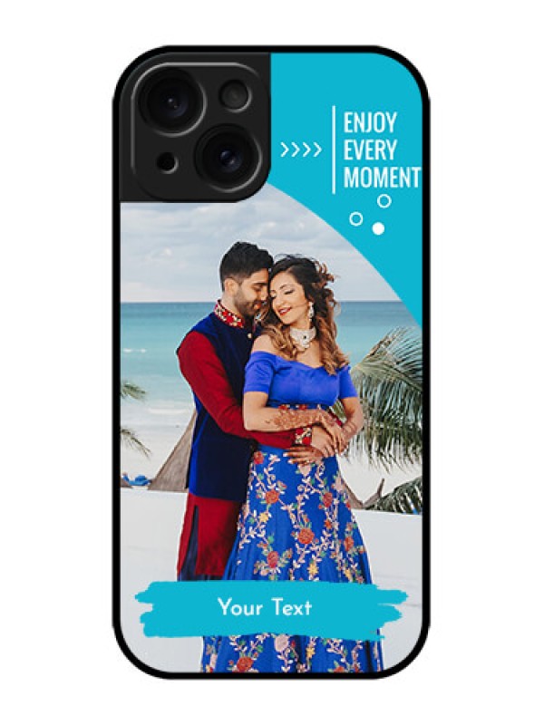 Custom iPhone 15 Custom Metal Phone CaseHappy Moment Design