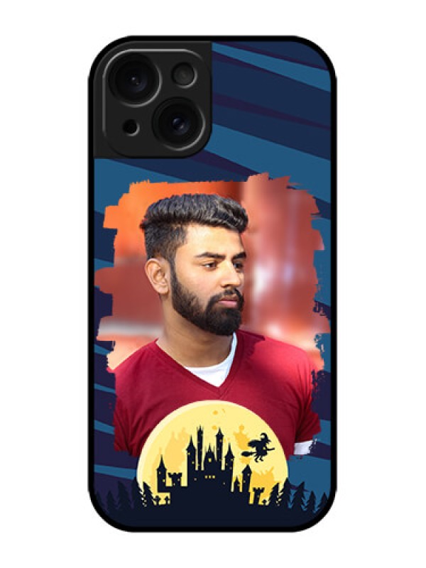 Custom iPhone 15 Custom Metal Phone CaseHalloween Witch Design