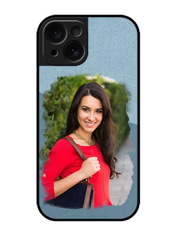 Custom iPhone 15 Custom Metal Phone CaseGrunge Line Art Design