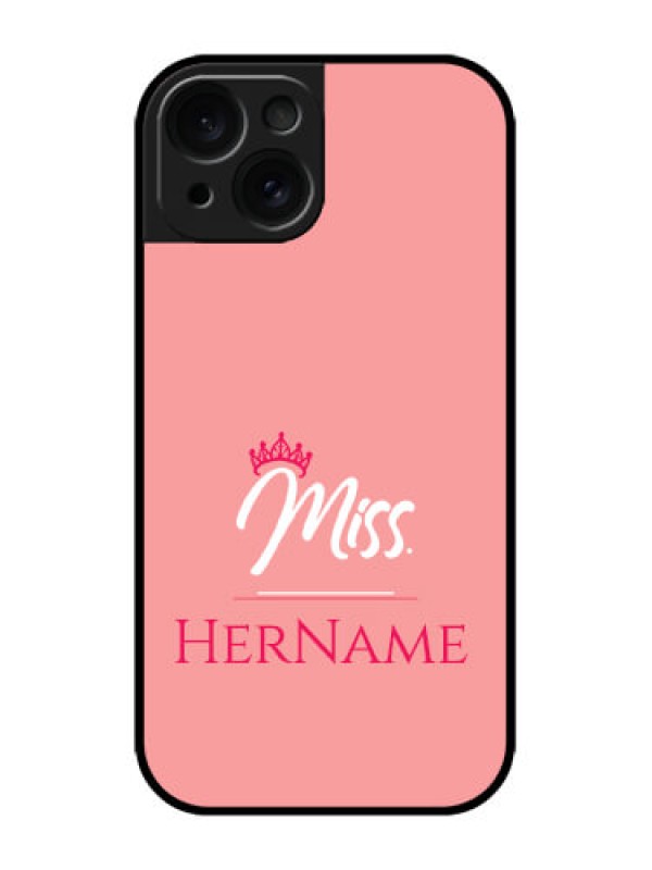 Custom iPhone 15 Custom Metal Phone CaseMrs With Name Design