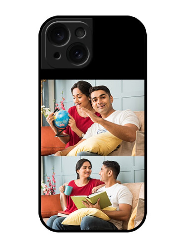 Custom iPhone 15 Custom Metal Phone Case2 Images Design