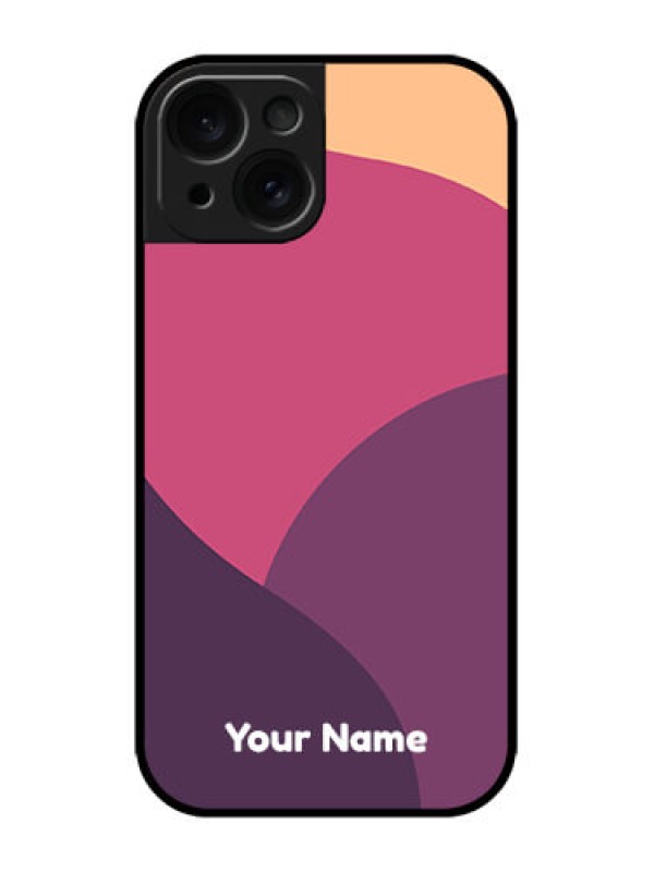 Custom iPhone 15 Custom Metal Phone CaseMixed Multi - Colour Abstract Art Design