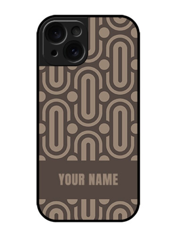Custom iPhone 15 Custom Metal Phone CaseCaptivating Zero Pattern Design