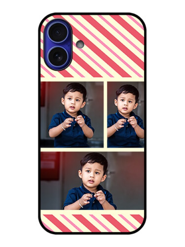 Custom iPhone 16 Plus Custom Metal Phone Case - Picture Upload Mobile Case Design