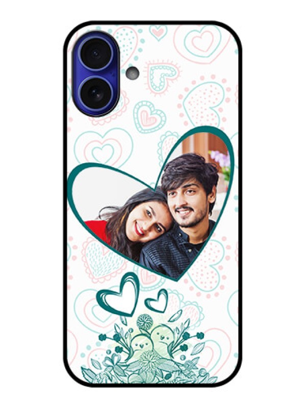 Custom iPhone 16 Plus Custom Metal Phone Case - Premium Couple Design