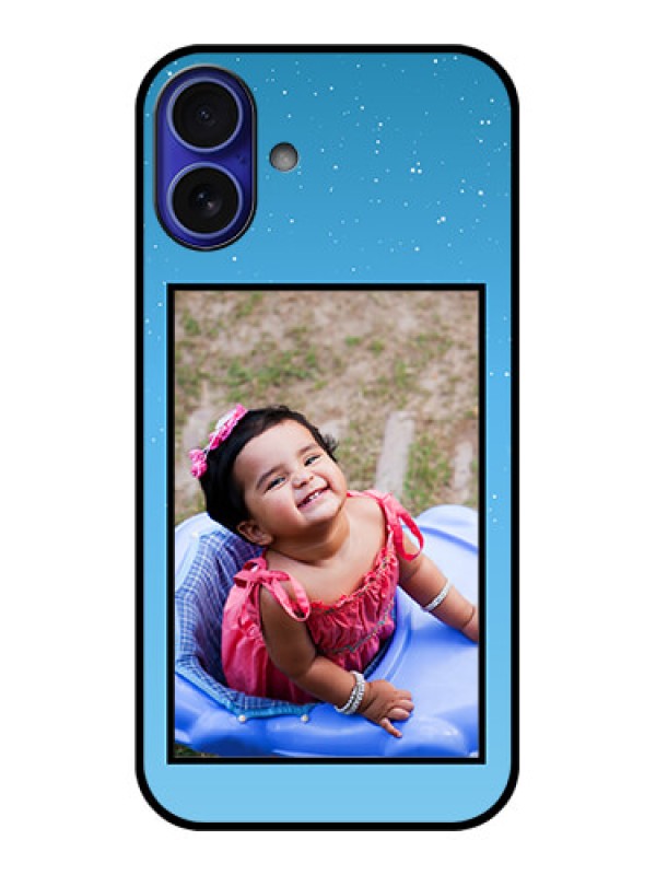 Custom iPhone 16 Plus Custom Metal Phone Case - Wave Pattern Colorful Design