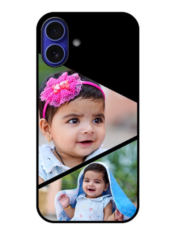 Custom iPhone 16 Plus Custom Metal Phone Case - Semi Cut Design