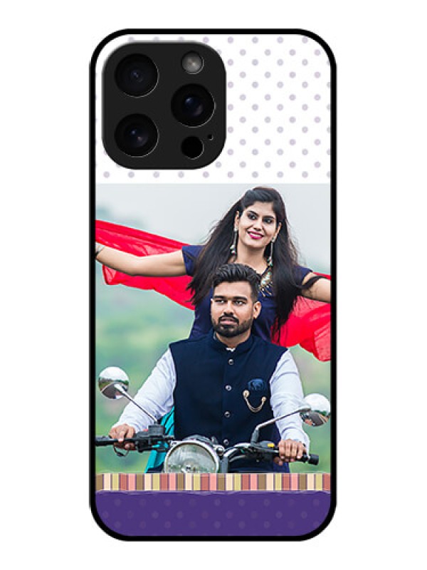 Custom iPhone 16 Pro Max Custom Metal Phone Case - Cute Family Design