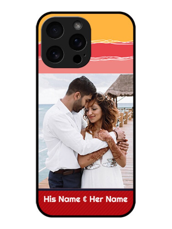 Custom iPhone 16 Pro Max Custom Metal Phone Case - Colorful Case Design