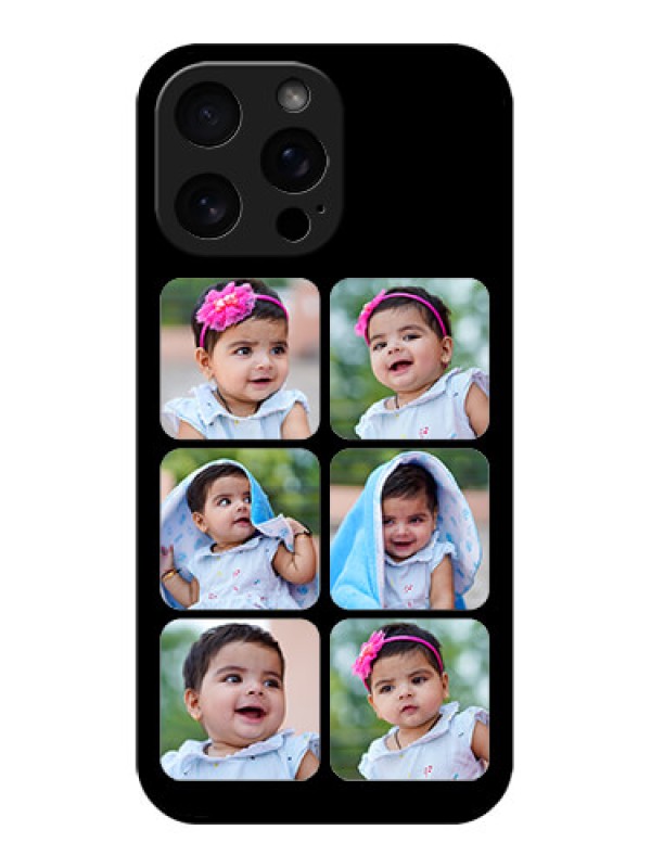 Custom iPhone 16 Pro Max Custom Metal Phone Case - Multiple Pictures Design