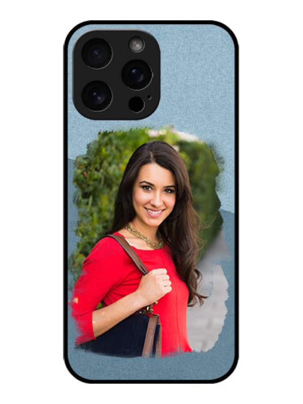 Custom iPhone 16 Pro Max Custom Metal Phone Case - Grunge Line Art Design