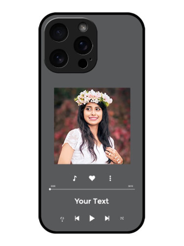 Custom iPhone 16 Pro Max Custom Metal Phone Case - Play The Music Design