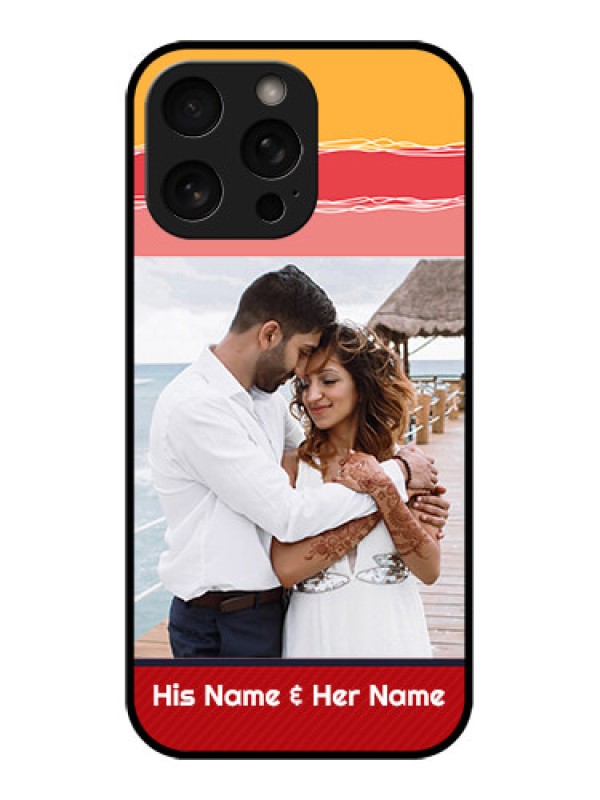 Custom iPhone 16 Pro Custom Metal Phone Case - Colorful Case Design