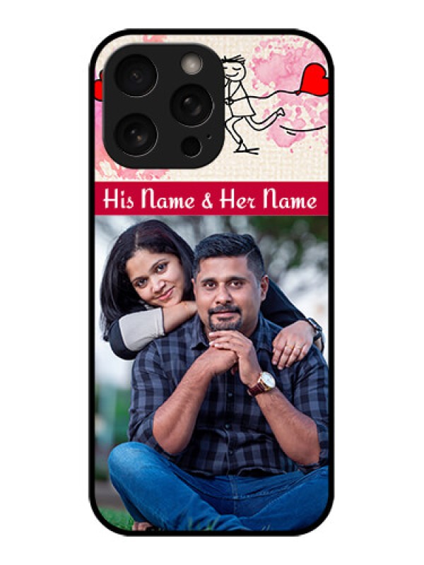 Custom iPhone 16 Pro Custom Metal Phone Case - You And Me Case Design