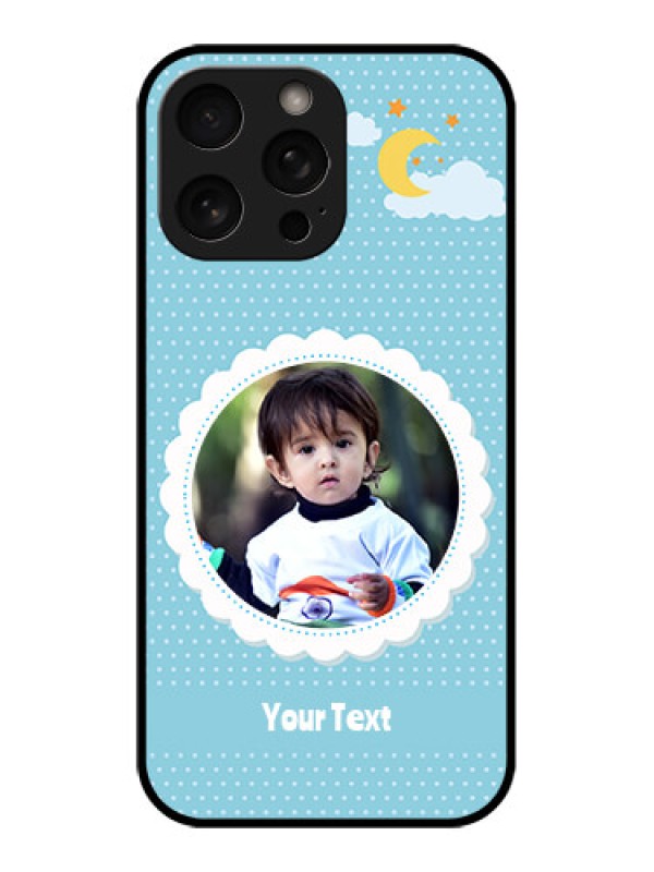 Custom iPhone 16 Pro Custom Metal Phone Case - Violet Pattern Design