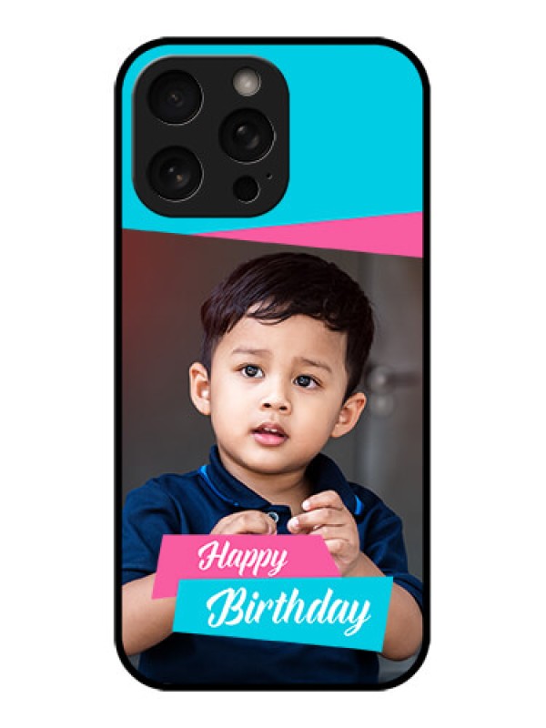 Custom iPhone 16 Pro Custom Metal Phone Case - Image Holder With 2 Color Design