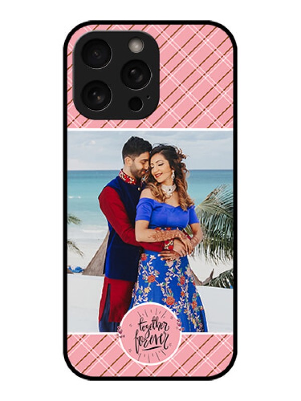 Custom iPhone 16 Pro Custom Metal Phone Case - Together Forever Design