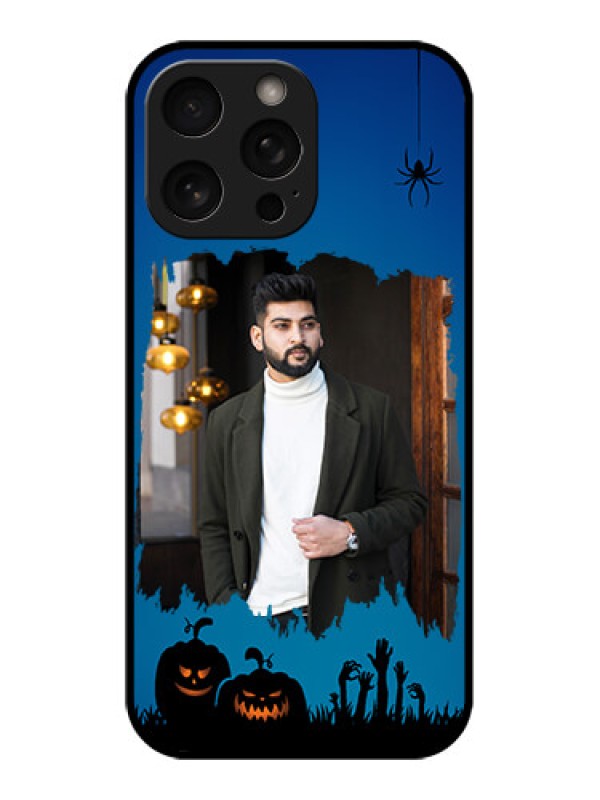 Custom iPhone 16 Pro Custom Metal Phone Case - With Pro Halloween Design