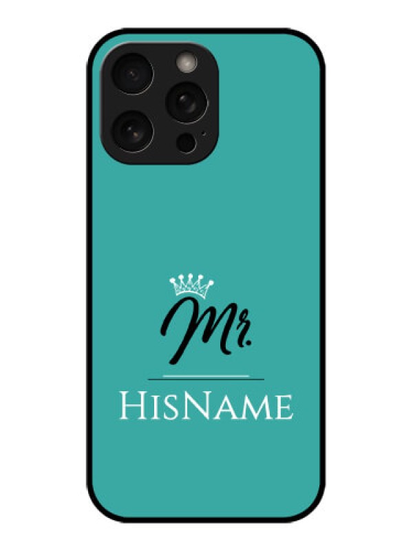 Custom iPhone 16 Pro Custom Metal Phone Case - Mr With Name Design