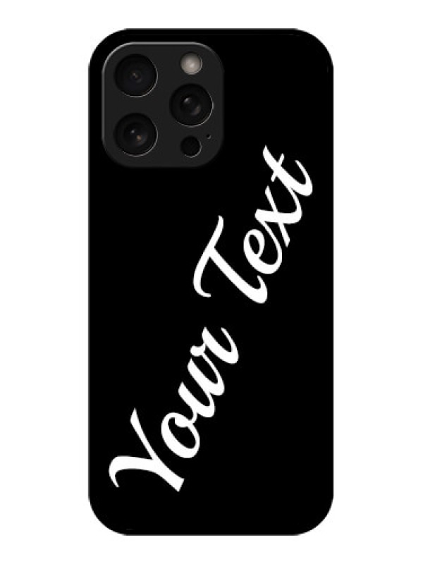 Custom iPhone 16 Pro Custom Metal Phone Case - With Your Name Design