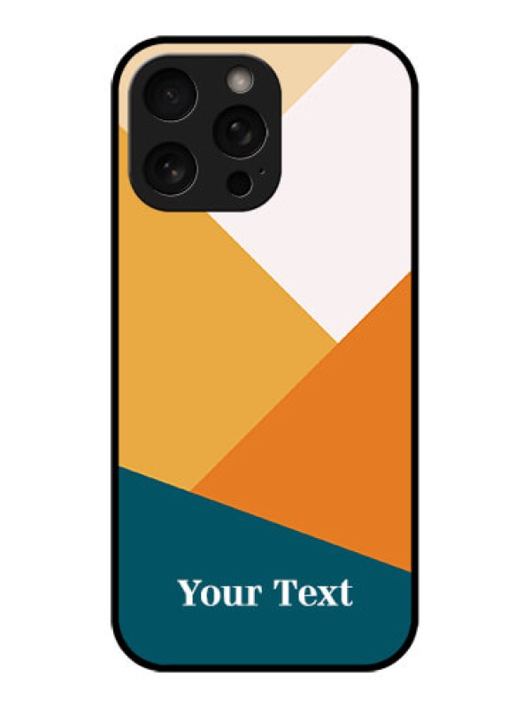 Custom iPhone 16 Pro Custom Metal Phone Case - Stacked Multi - Colour Design