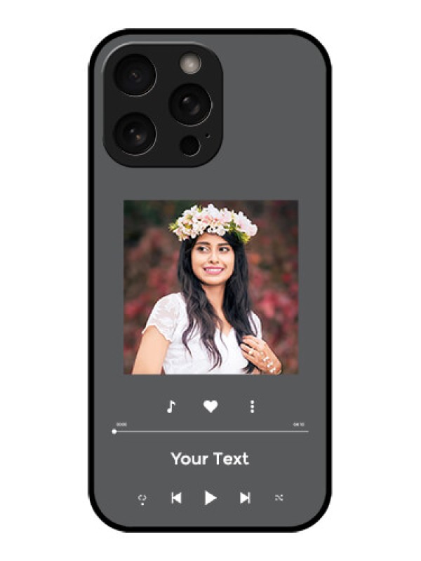 Custom iPhone 16 Pro Custom Metal Phone Case - Play The Music Design