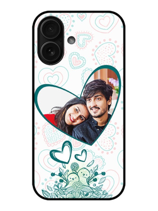 Custom iPhone 16 Custom Metal Phone Case - Premium Couple Design