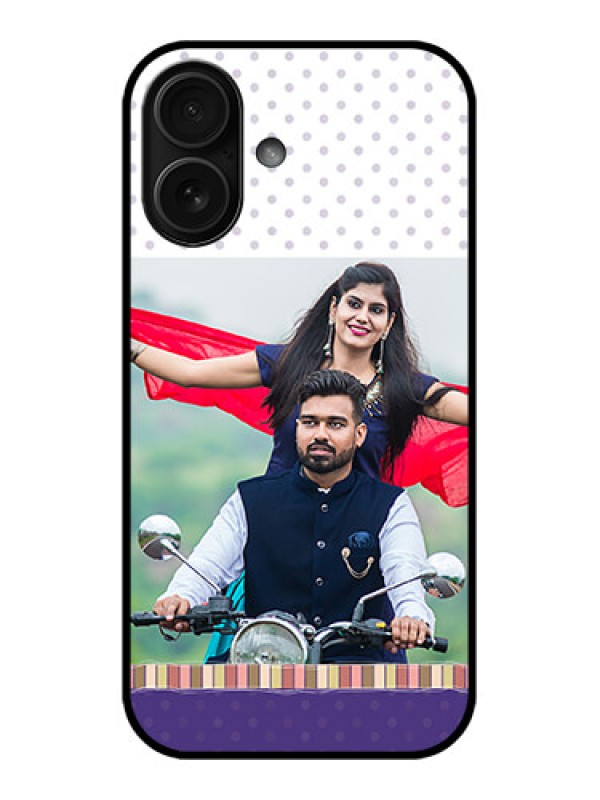 Custom iPhone 16 Custom Metal Phone Case - Cute Family Design