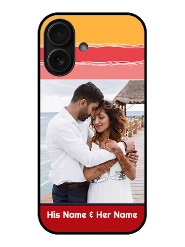 Custom iPhone 16 Custom Metal Phone Case - Colorful Case Design