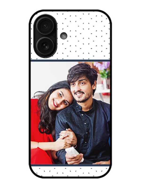 Custom iPhone 16 Custom Metal Phone Case - Premium Dot Design