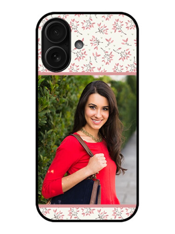 Custom iPhone 16 Custom Metal Phone Case - Stunning Floral Design