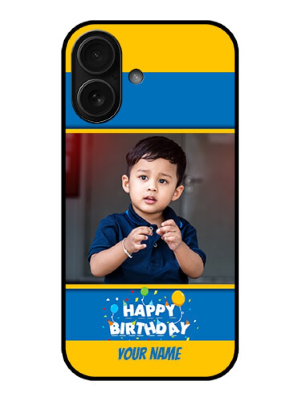 Custom iPhone 16 Custom Metal Phone Case - Birthday Wishes Design