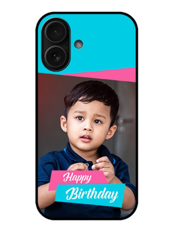 Custom iPhone 16 Custom Metal Phone Case - Image Holder With 2 Color Design