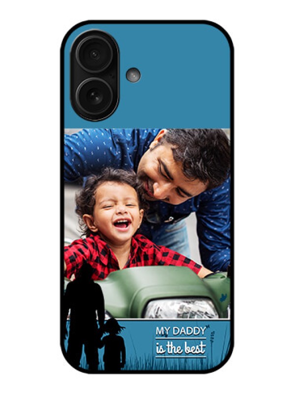 Custom iPhone 16 Custom Metal Phone Case - Best Dad Design