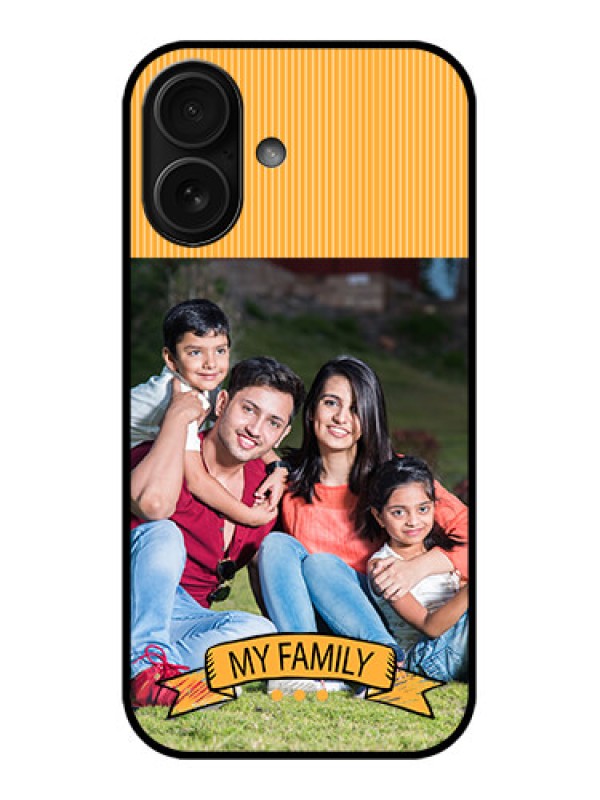 Custom iPhone 16 Custom Metal Phone Case - My Family Design