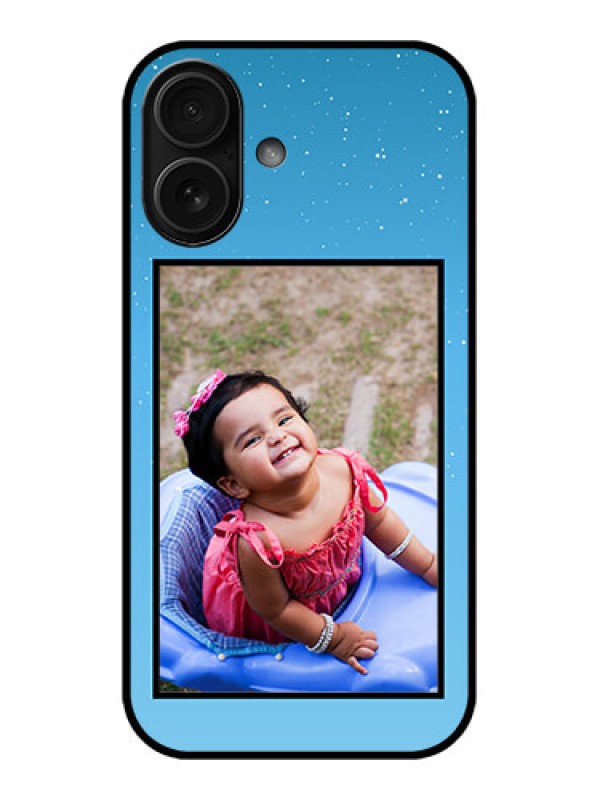 Custom iPhone 16 Custom Metal Phone Case - Wave Pattern Colorful Design