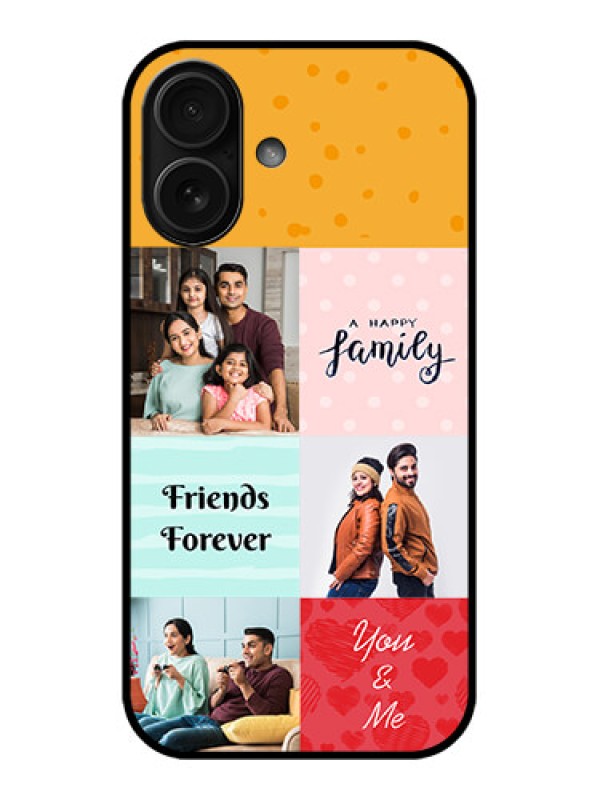 Custom iPhone 16 Custom Metal Phone Case - Images With Quotes Design