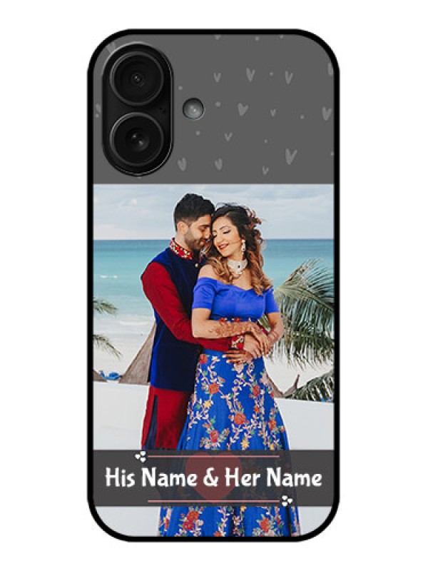 Custom iPhone 16 Custom Metal Phone Case - Buy Love Design With Photo Online