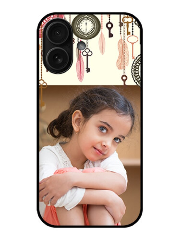 Custom iPhone 16 Custom Metal Phone Case - Boho Style Design