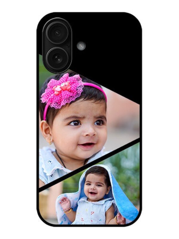 Custom iPhone 16 Custom Metal Phone Case - Semi Cut Design