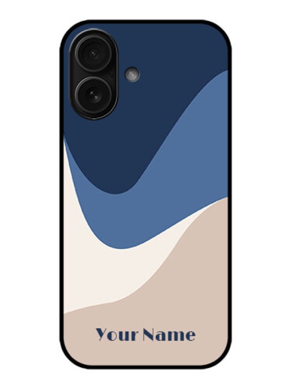 Custom iPhone 16 Custom Metal Phone Case - Abstract Drip Art Design