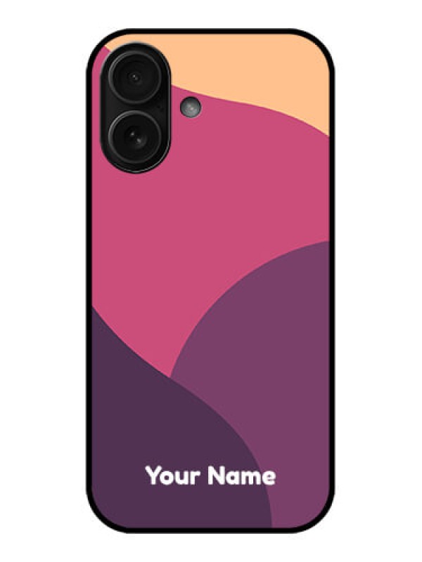 Custom iPhone 16 Custom Metal Phone Case - Mixed Multi - Colour Abstract Art Design