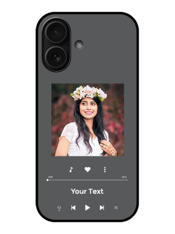 Custom iPhone 16 Custom Metal Phone Case - Play The Music Design