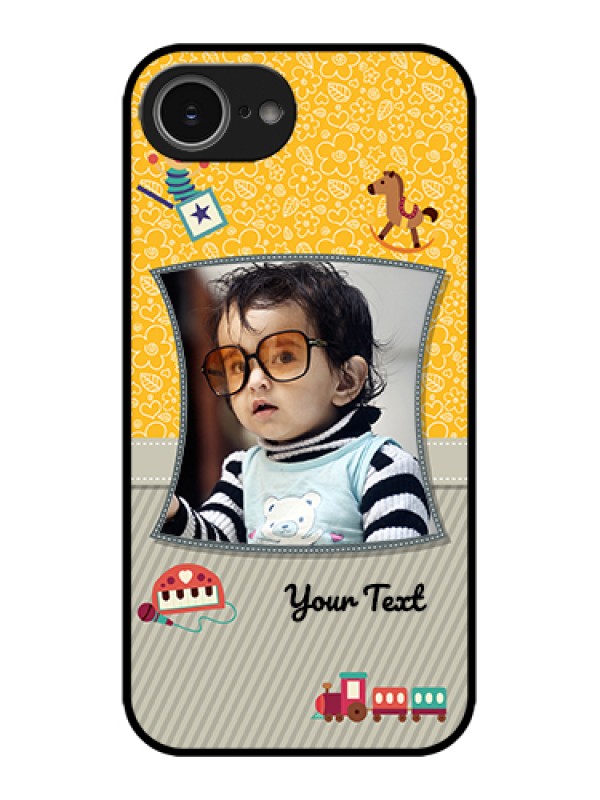 Custom Apple iPhone 16e Custom Metal Phone Case - Baby Picture Upload Design
